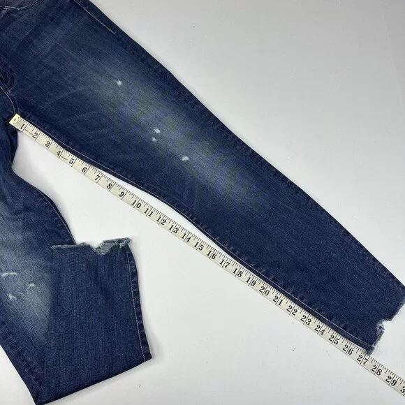 Mother Women's The Looker Ankle Chew Breaking The Law Designer Jeans‎ W30-31/L27